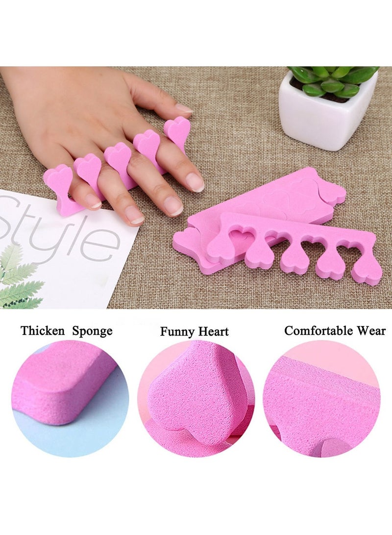 غنافوتو 20 قطعة من فواصل أصابع القدم الإسفنجية، فواصل أصابع القدم الإسفنجية، فواصل أصابع القدم الإسفنجية، فواصل أصابع القدم الإسفنجية، أدوات إكسسوارات فن الأظافر - Image 4