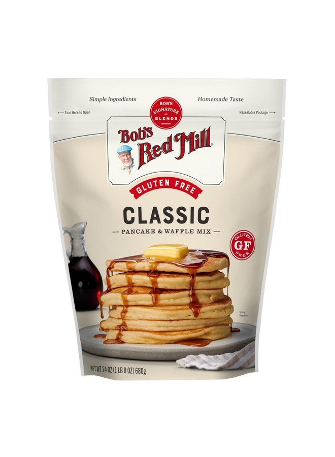 Bob's Red Mill Gluten Free Pancake Mix, 24oz (Pack of 4) - Kosher, Approximately 34 Pancakes per Bag, Packaging May Vary - Image 2