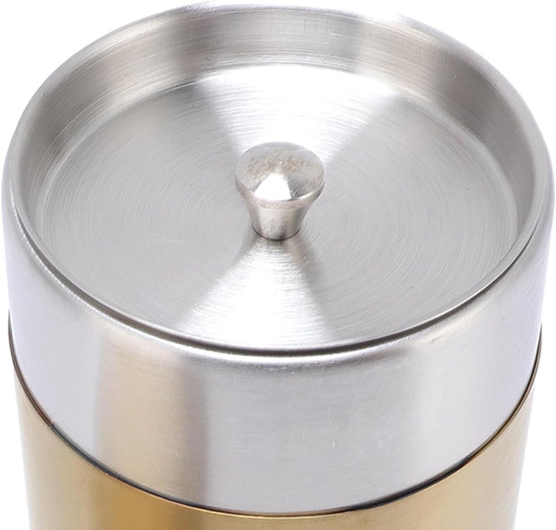 Tyenaza Tea Canister, Gold 304 Stainless Steel Sealed Damp Proof Coffee Sugar Tea Leaf Jar (S) - Image 5