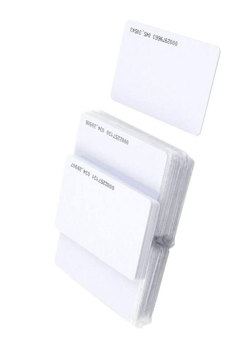 althiqahkey - RFID 125khz  Clamshell ID Card TK4100 Number Printed Card Compatible with EM4100 Support ID Smart Card Entry Access Control System Key Card, Membership Card  Not for Copy 20 Pieces - Image 1