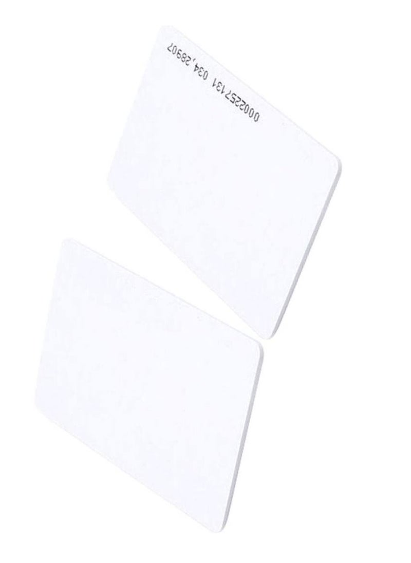 althiqahkey - RFID 125khz  Clamshell ID Card TK4100 Number Printed Card Compatible with EM4100 Support ID Smart Card Entry Access Control System Key Card, Membership Card  Not for Copy 20 Pieces - Image 1