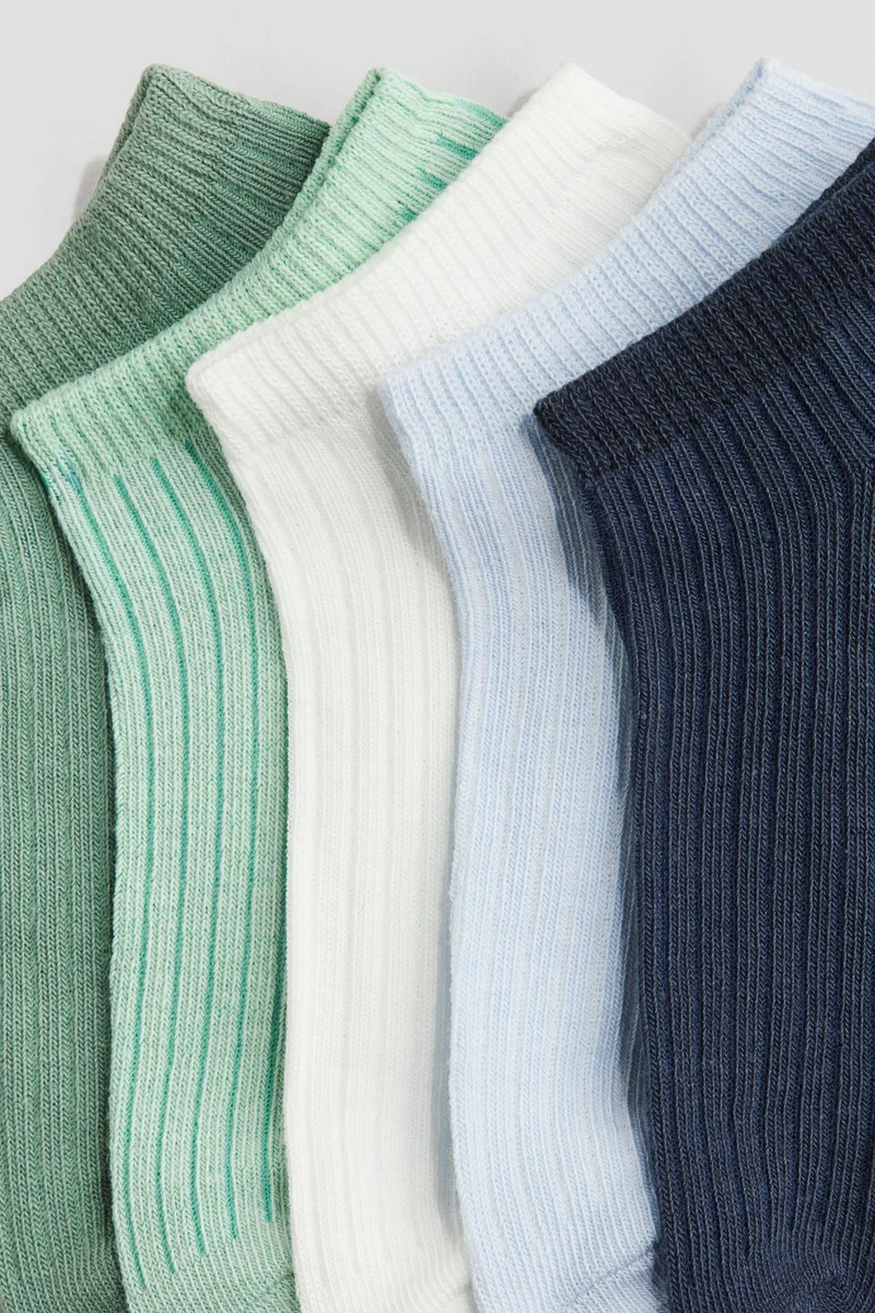 H&M 5-pack rib-knit trainer socks