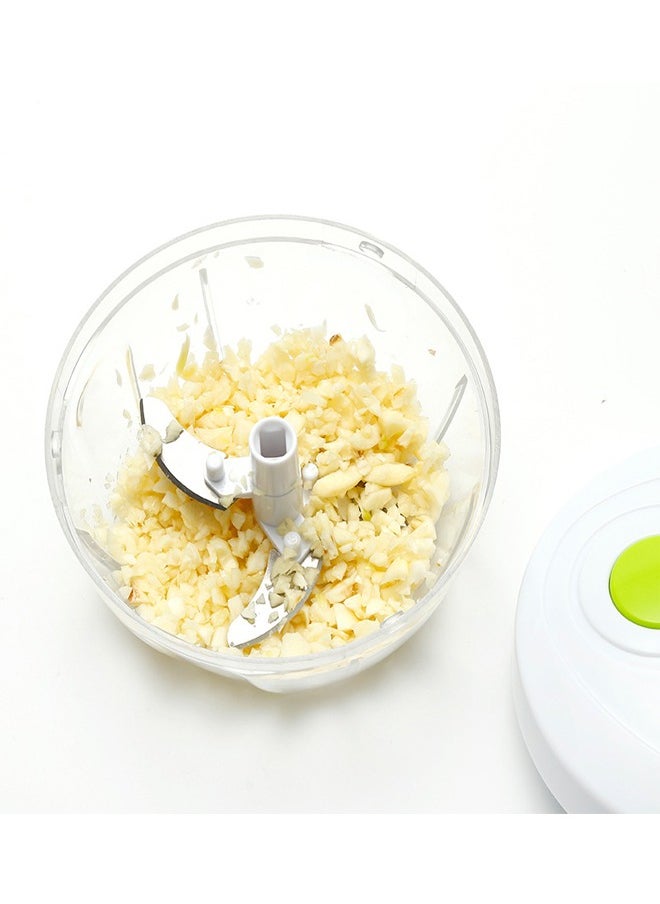 ATM Easy Spin Cutter, Manual Vegetable and Fruit Chopper with Hand-Pull Mechanism  - Image 2