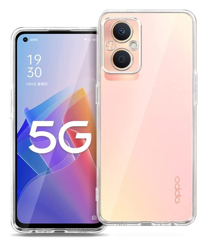 Nishtech غطاء خلفي شفاف هجين ناعم رفيع مضاد للغبار مع حماية الكاميرا لهاتف أوبو F21 برو 4G و F21S برو 4G - Image 1