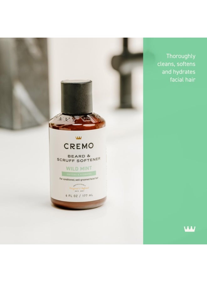 Cremo Wild Mint Beard & Scruff Softener, Softens and Conditions Coarse Facial Hair of All Lengths in Just 30 Seconds, 6 Fl Oz - Image 4