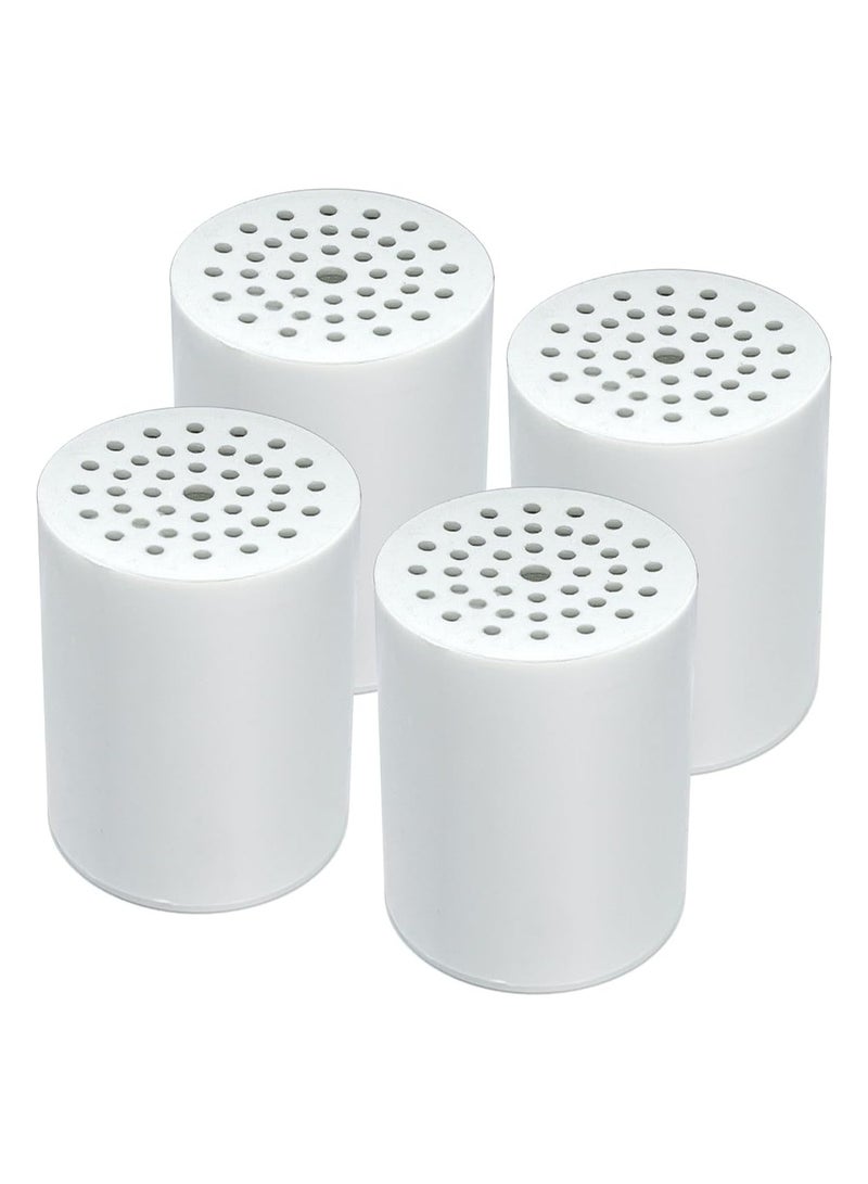 [Upgraded] 15 Stage Universal Shower Water Filter Cartridges (4 Pack) Removes Chlorine, Microorganisms, Hard Water - Replacement for all similar shower systems including AquaBliss, Hompal - Image 1