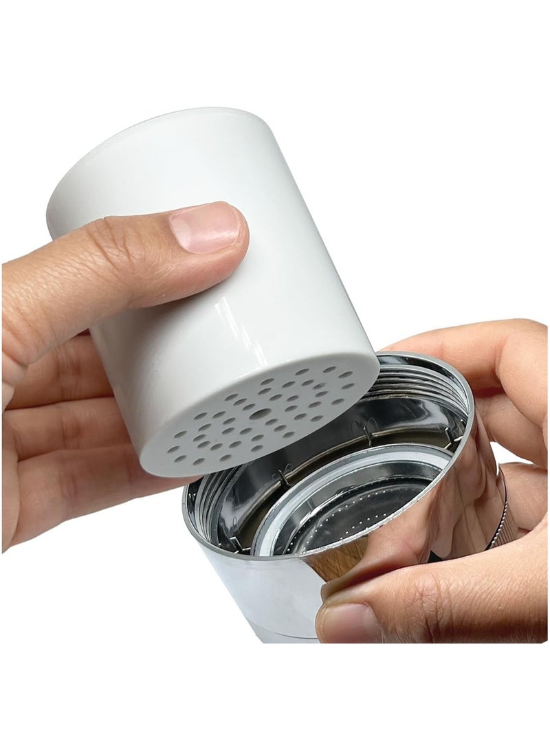 [Upgraded] 15 Stage Universal Shower Water Filter Cartridges (4 Pack) Removes Chlorine, Microorganisms, Hard Water - Replacement for all similar shower systems including AquaBliss, Hompal - Image 3