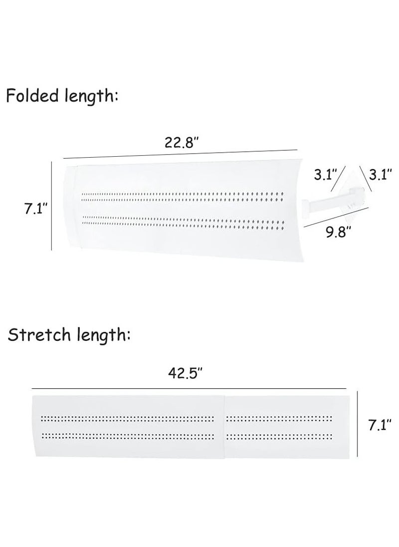 Arabest Air Conditioner Wind Deflector Anti Direct Blowing Wind Deflector Telescopic Universal Wall Mounted Air Conditioner Air Outlet Wind Deflector Artifact  - Image 3