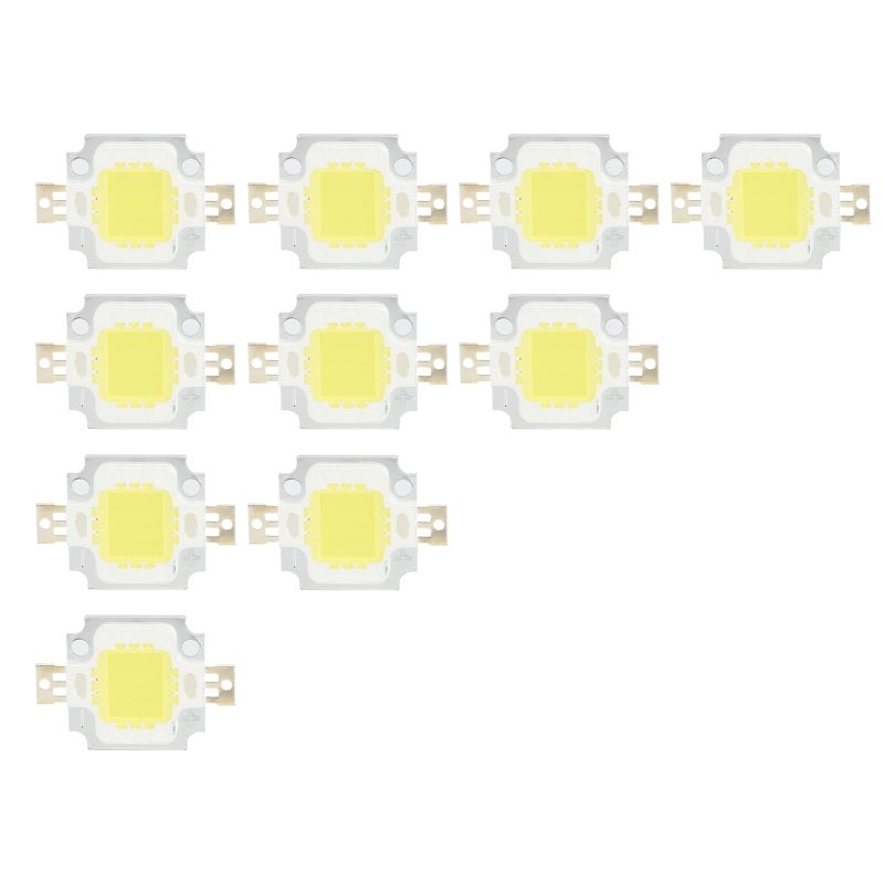 10PCS COB Light Source 10W /6500K Integrated LED Chip 12V/700mA for DIY Lamp Accessories Pure White Light - Image 2