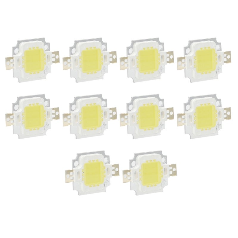 10PCS COB Light Source 10W /6500K Integrated LED Chip 12V/700mA for DIY Lamp Accessories Pure White Light - Image 4