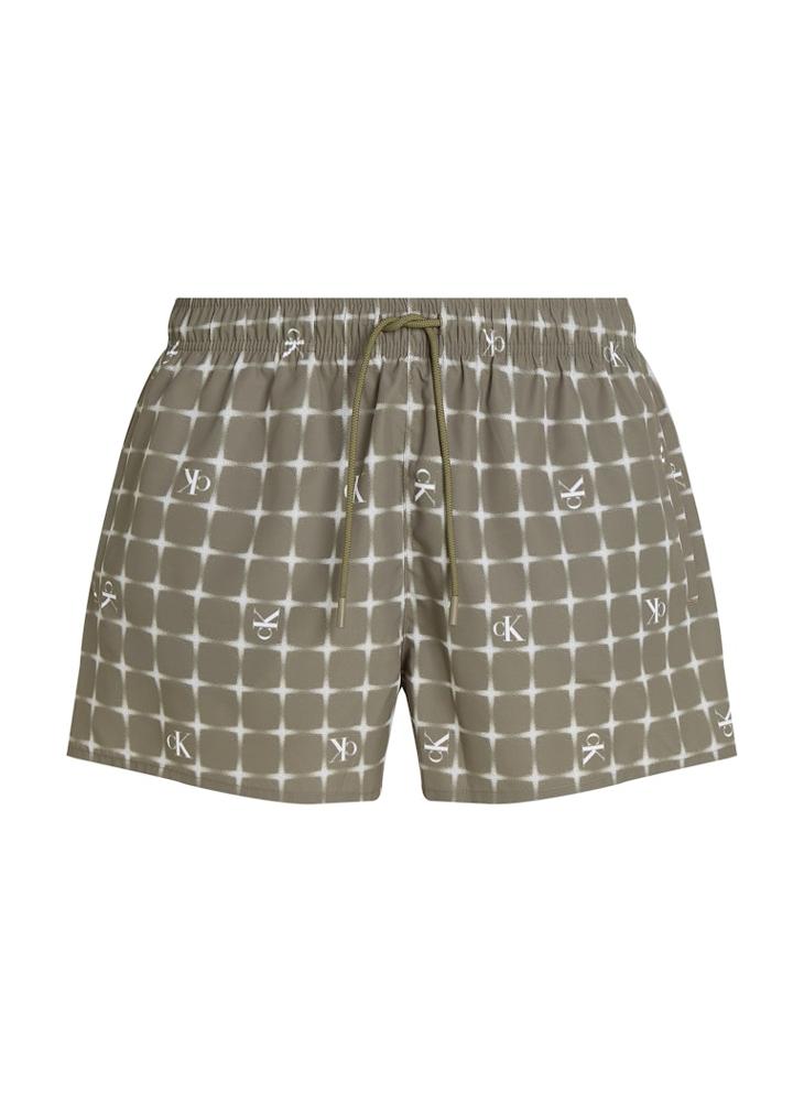 Calvin Klein Jeans Short Printed Swim Shorts With Drawstring  - Image 5
