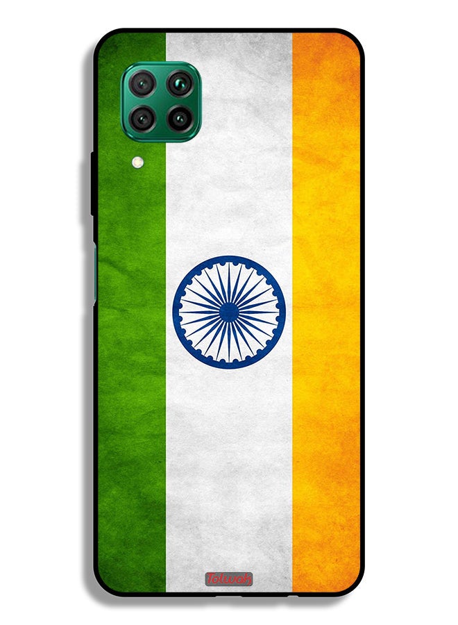 Tolwak Huawei P40 lite 4G Protective Case Cover Luminous Indian Flag - Image 2