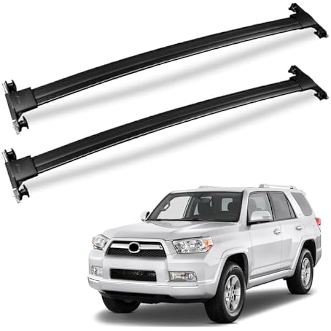 rayihni Roof Rack Cross Bars for Toyota 4Runner 2010-2024 Roof Rail, Heavy Duty Aluminum Crossbar for Cargo Carrier Luggage Kayak Bike - Image 1