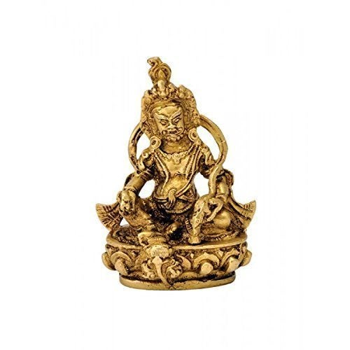 Idol Collections Brass Seated Lord Kuber Height : 4 Inches - Image 2