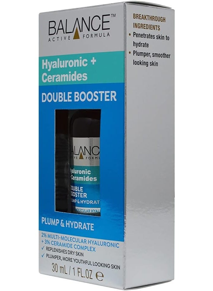 بالانس أكتيف فورميولا تركيبة متوازنة نشطة حمض الهيالورونيك + سيراميدات معزز مزدوج (30 مل) - يحتوي على مكونات نشطة مبتكرة تخترق البشرة لترطيبها. - Image 3