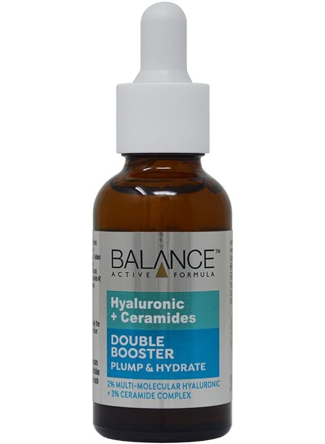 بالانس أكتيف فورميولا تركيبة متوازنة نشطة حمض الهيالورونيك + سيراميدات معزز مزدوج (30 مل) - يحتوي على مكونات نشطة مبتكرة تخترق البشرة لترطيبها. - Image 2