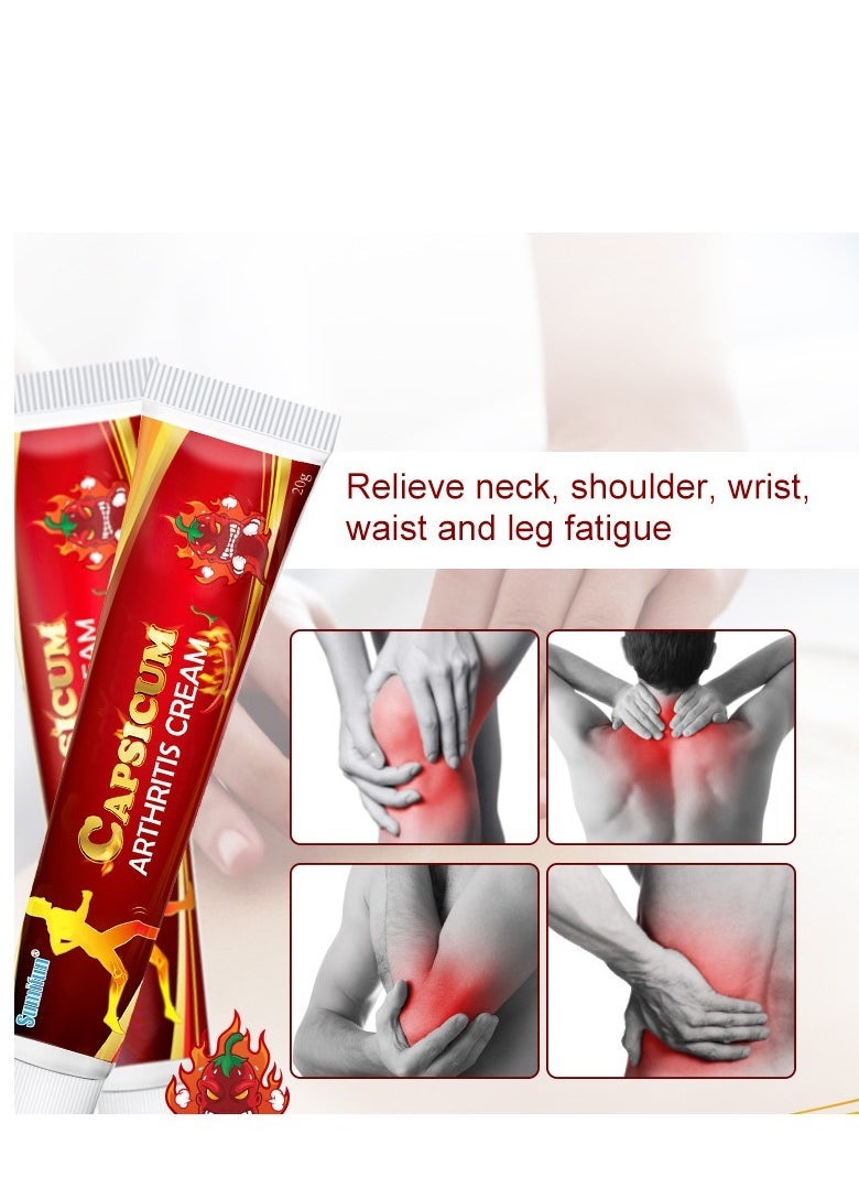 Sumifun Capsicum Arthritis Cream ,Pain Relief Cream Sub-Healthy People With Neck, Shoulder, Waist, Leg, Joint Pain 20ml - Image 3