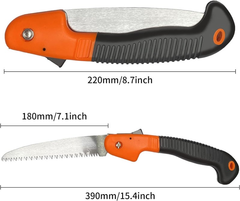 Boniry Heavy Duty Plant Cutter - Outdoor Hacksaws, 18 cm Steel Blade, Folding Saw for Patio Repair & Travel Camps - Image 2