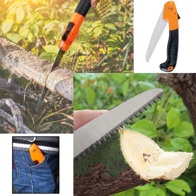 Boniry Heavy Duty Plant Cutter - Outdoor Hacksaws, 18 cm Steel Blade, Folding Saw for Patio Repair & Travel Camps - Image 4