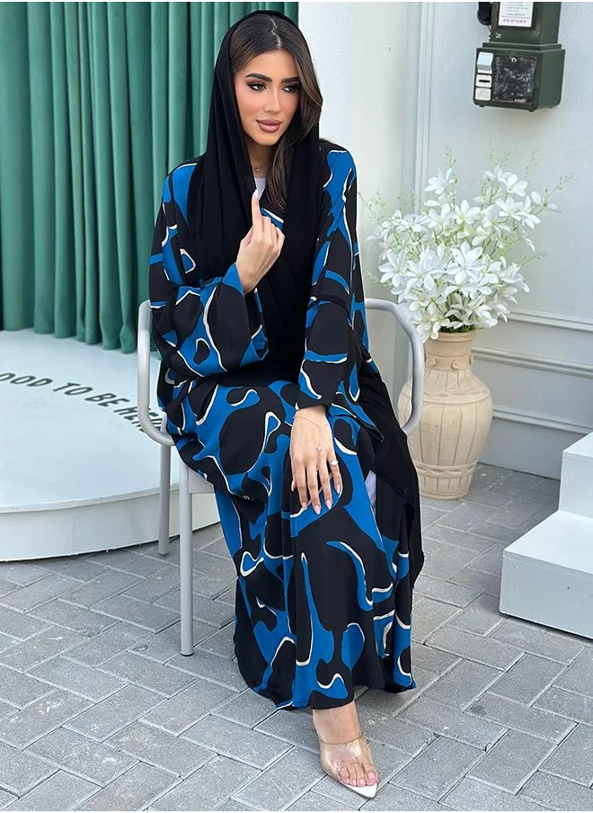 Fennah Chiffon Bisht abaya