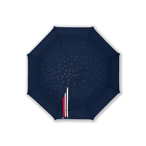 Weatherman - Folds of Honor - Premium Collapsible Travel Umbrella - Windproof, Compact, Easy Auto Open - Resists Up to 55 MPH Winds - Perfect for Celebrations (FOH Blue 2025) - Image 2