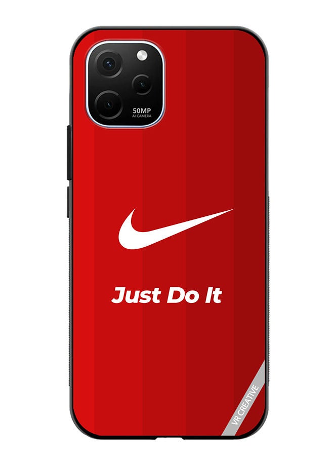 VR CREATIVE Protective Case Cover For Huawei Enjoy 50z Nike Logo Red Design Multicolour - Image 1