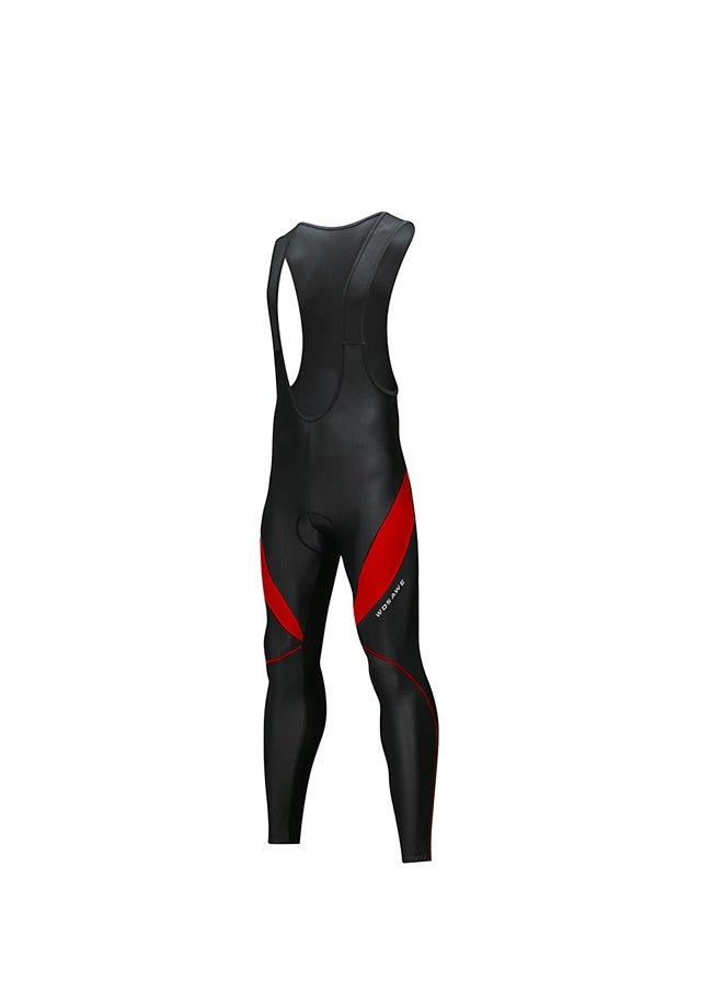 Generic Men's Cycling Bib Pants,Cycling Pants,Cycling Bib Trousers Autumn Winter Thermal 3D Gel Padded Cycling Bib Pants Mountain Bike Pants Bicycle Tights  - Image 3