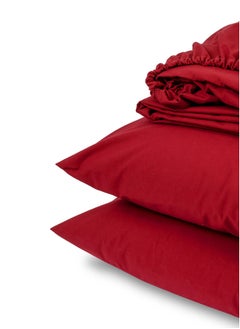 Home of linens طقم ملاءات سرير ملائمة بورجوندي 180×200  - Image 3