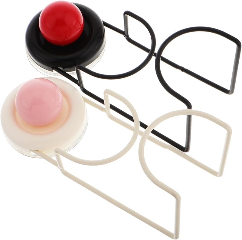 Gatuida 2 قطعة خطاف حمام بماصات حائطية حامل منشفة بدون حفر أبيض - Image 2