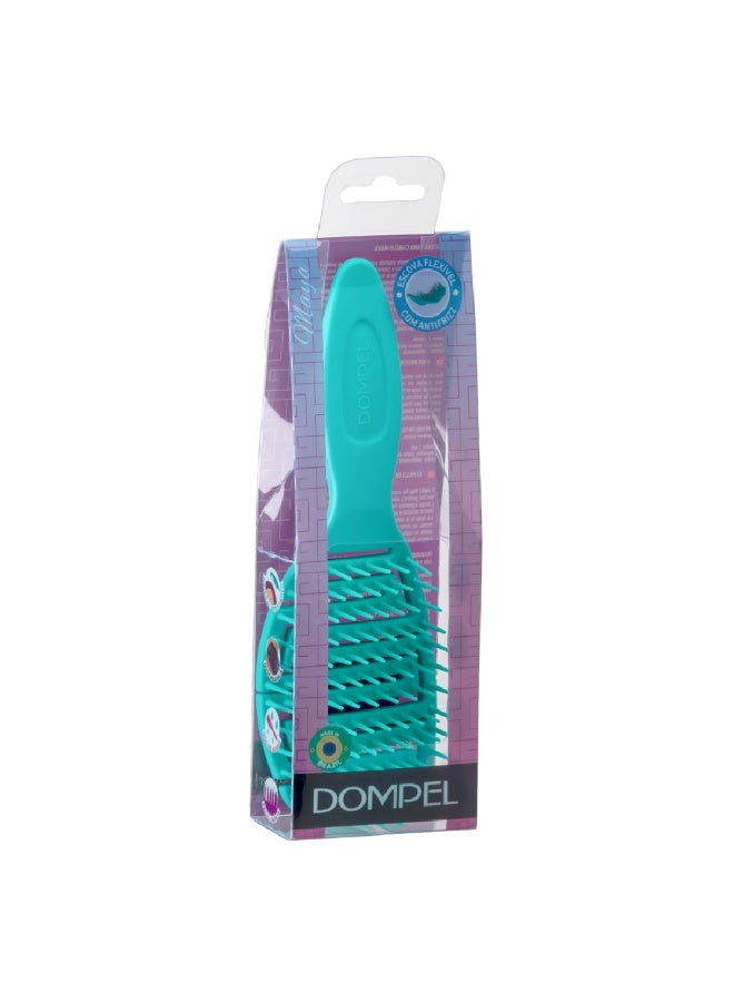 Dompel Silicon Brush All Hair Types / Green - Image 5