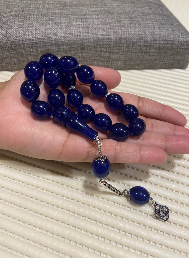 Faturan Prayer Beads For Men 17 Beads Size 13.5mm*15.5mm - Image 2