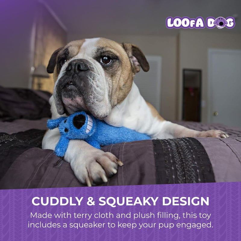 Multipet Original Loofa Dog Plush Toy - Squeaky Toy for All Dogs - Extra Soft Plush - Stuffed Animal Dog Toys for Playing - Cute Dog Pet Toy (1 Count, 12â€, Random Color Surprise) - Image 5