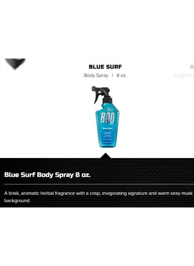 BOD Man بخاخ الجسم BOD Man Fragrance، Blue Surf، 8 أونصة سائلة  - Image 4