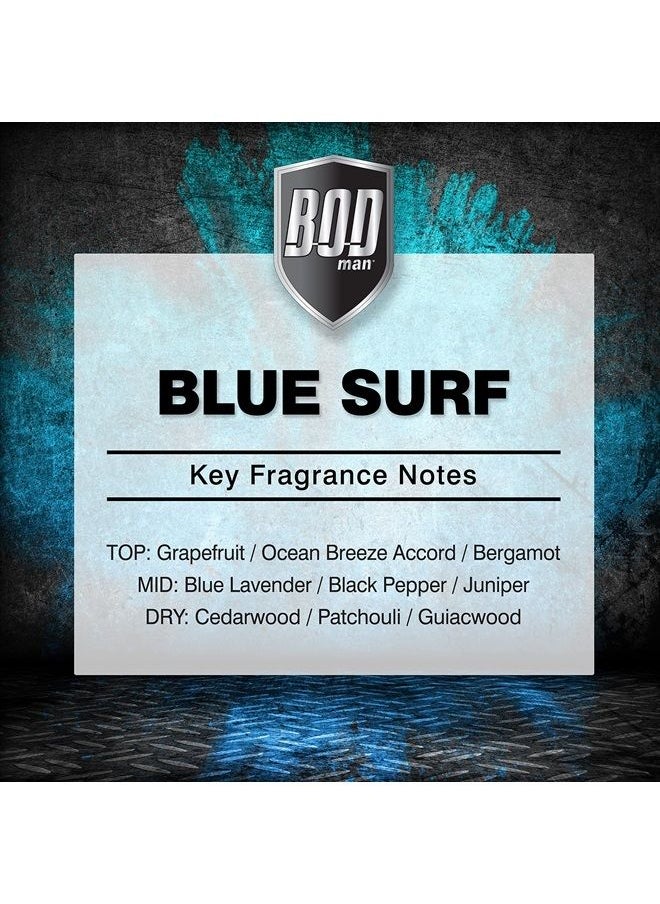 BOD Man بخاخ الجسم BOD Man Fragrance، Blue Surf، 8 أونصة سائلة  - Image 3