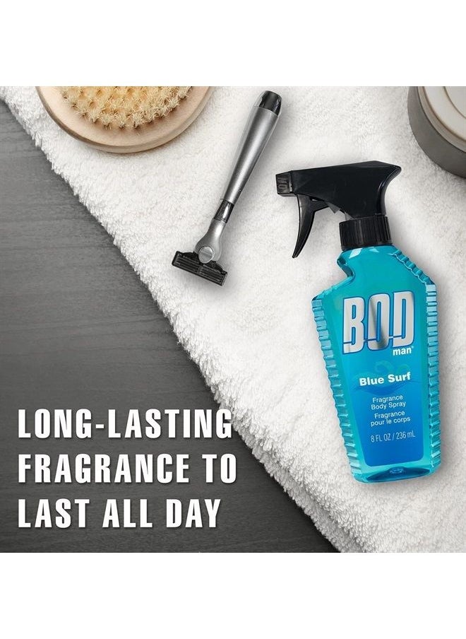 BOD Man بخاخ الجسم BOD Man Fragrance، Blue Surf، 8 أونصة سائلة  - Image 2