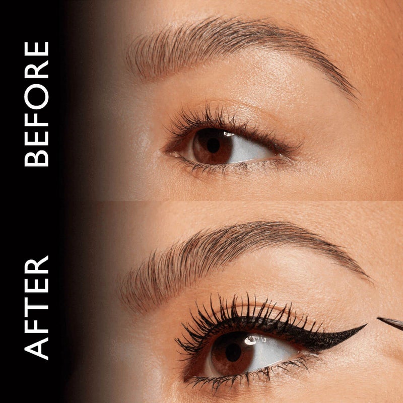 Eyeko Black Magic Liquid Eyeliner, Carbon Black - Intense - Precision Felt Tip Brush - Vegan 0.7ml - Image 5