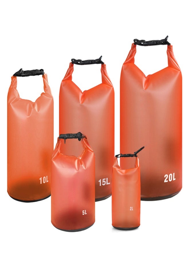 2L / 5L / 10L / 15L / 20L Foldable Waterproof PVC Dry Bag Backpack for Swimming Rafting Kayaking Boating Fishing Storage Bag pink 2L - Image 5