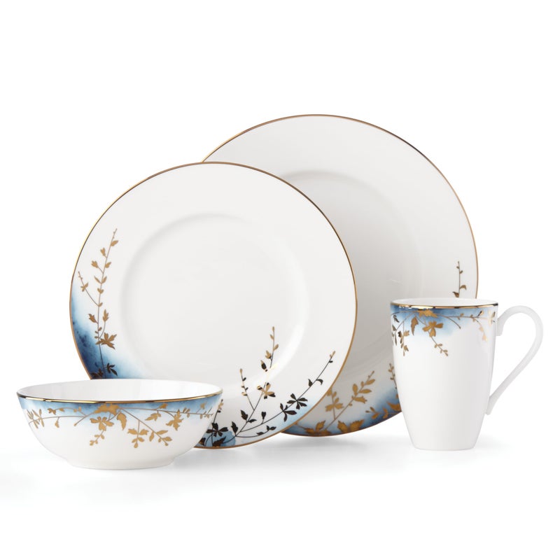 Lenox Highgrove Park 4-Piece Place Setting  5.00 LB  Blue - Image 1