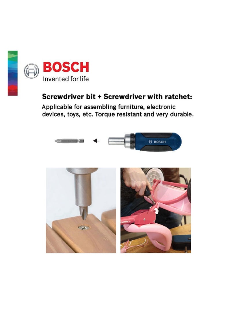 BOSCH BOSCH Professional Accessories 12 Multi Mixed Set (With Ratcheting Screwdriver)  - Image 3