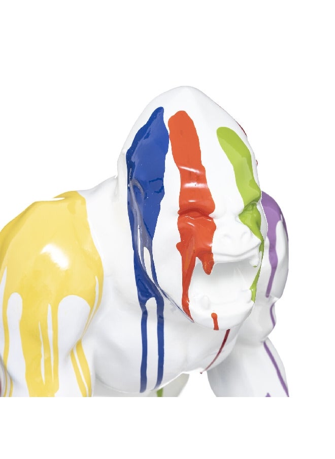 Decorative Water-Resistant Polyresin Gorilla Statue Multicolour 40 x 45 x 30 cm 185997B