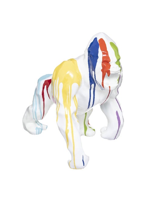 Decorative Water-Resistant Polyresin Gorilla Statue Multicolour 40 x 45 x 30 cm 185997B