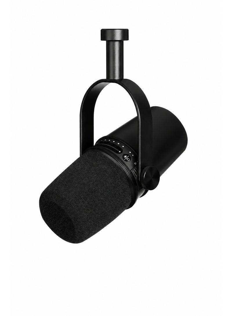 ميكروفون بودكاست USB للبث الصوتي MV7--K أسود - Image 1