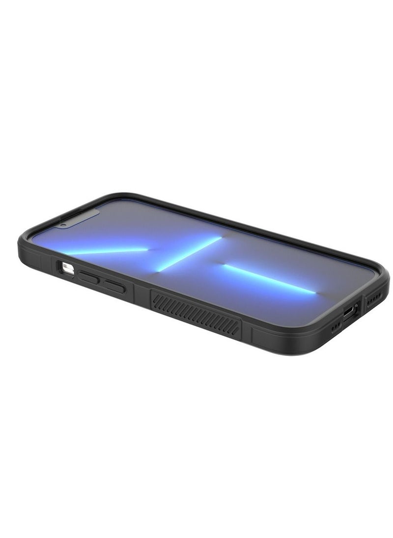 Generic - Magic Shield Tpu Silicone Shockproof Phone Case For Iphone 14 Pro Max (Black) - Image 1