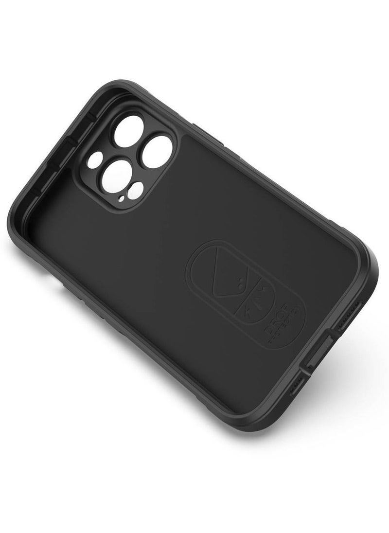 Generic - Magic Shield Tpu Silicone Shockproof Phone Case For Iphone 14 Pro Max (Black) - Image 1