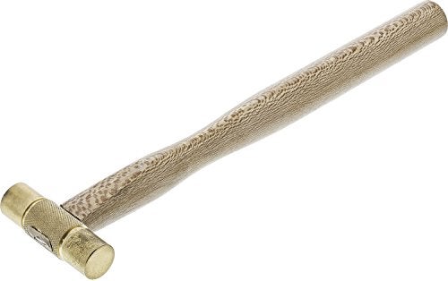 EURO TOOL Brass Hammer, 9-1/8 Inches, 3 Ounces - Image 1