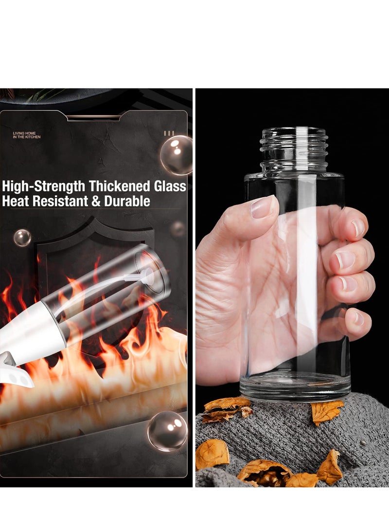 SYOSI Oil Sprayer for Cooking 210ml Olive Oil Sprayer Oil Mister Premium Glass Oil Spritzer Oil Bottle Air Fryer Accessories Widely Used for BBQ, Baking Salad - Image 4