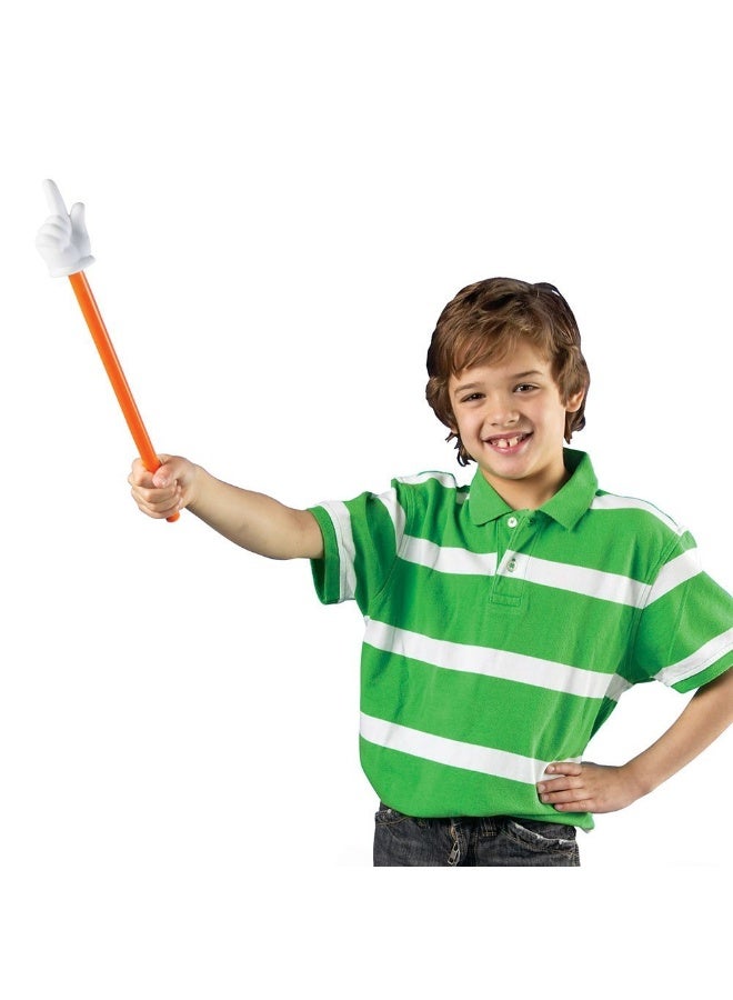 Learning Resources Student Hand Pointers, Set Of 3, Engaging Classroom Pointer Tool For Whiteboards, Presentations & Group Activities, Includes Red, Blue & Green, 38Cm Each - Image 1