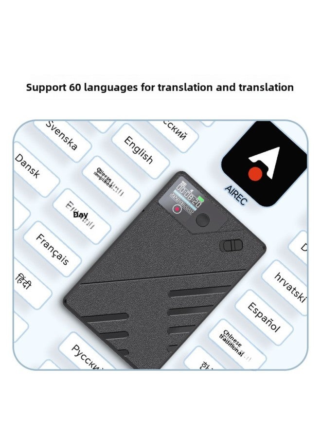 قلم تسجيل ذكي A5ChatGPT4Ai، نسخ في الوقت الحقيقي، ترجمة فورية، 60 لغة، ملخص الترجمة-اللون: النسخة الإنجليزية-السعة: 64 جيجابايت - Image 2