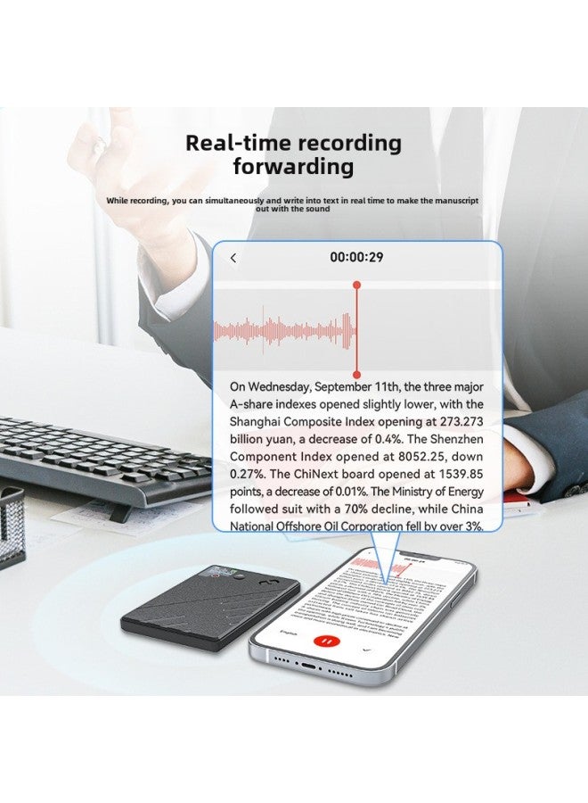 قلم تسجيل ذكي A5ChatGPT4Ai، نسخ في الوقت الحقيقي، ترجمة فورية، 60 لغة، ملخص الترجمة-اللون: النسخة الإنجليزية-السعة: 64 جيجابايت - Image 4