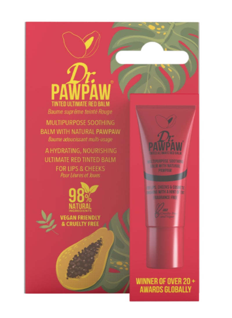 Dr.PAWPAW Tinted Ultimate Red Lip Balm 10Ml 